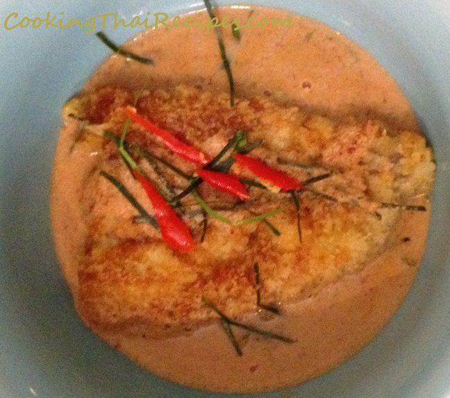 Fish in Choo Chee Sauce 